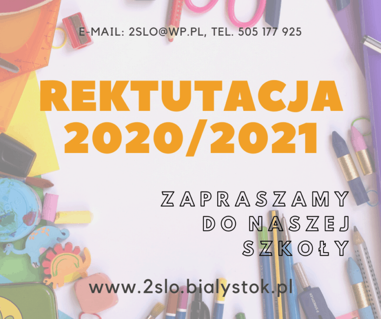 Rekrutacja 2020/021